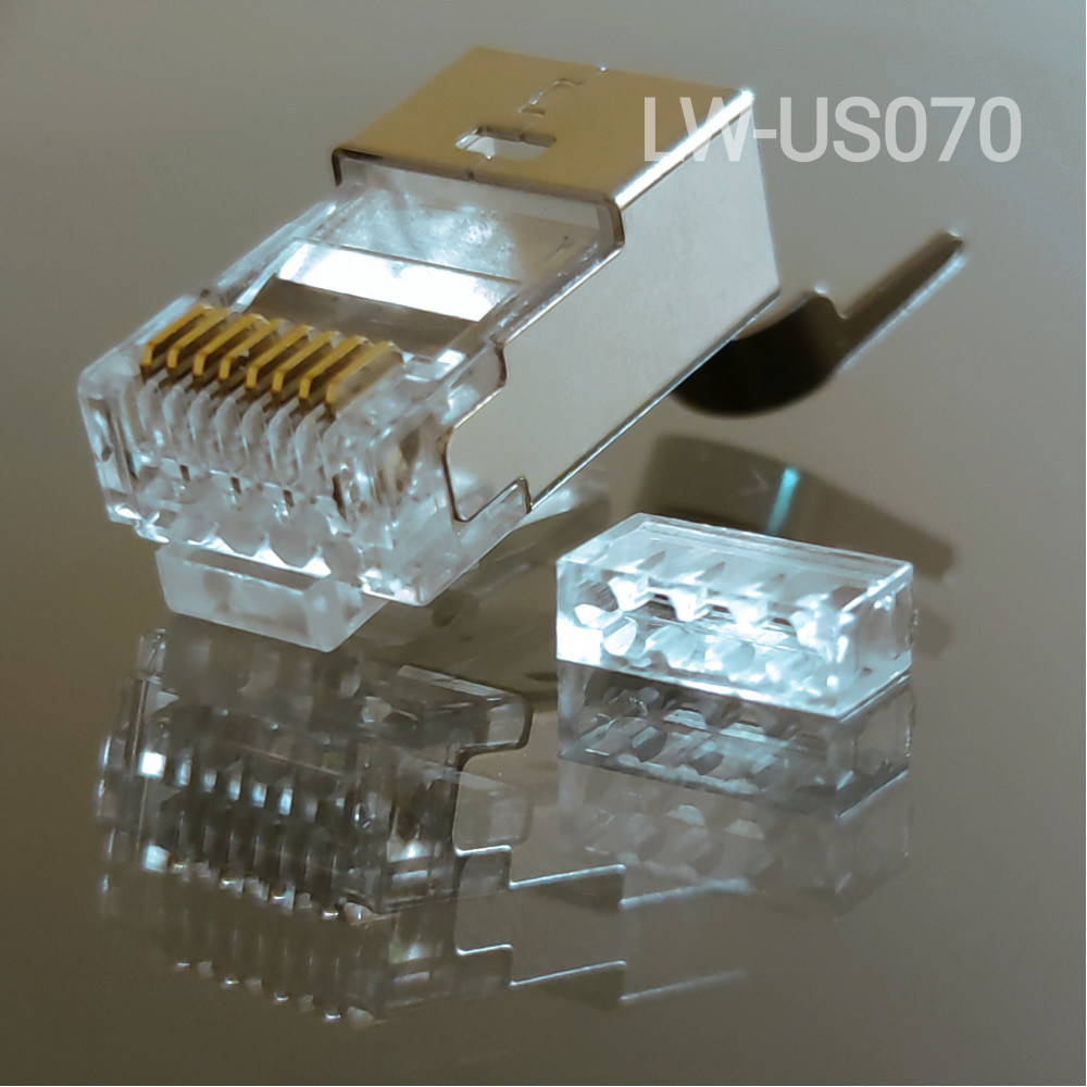 Конектор кат.6A/7 RJ45 STP, 50μ, 1.50 мм, зі вставкою, LW - купити